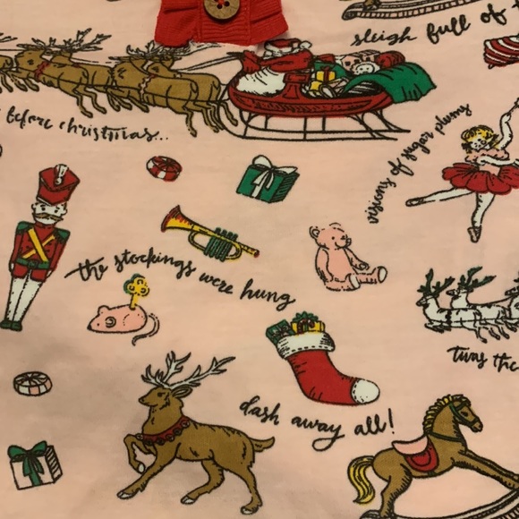 Mud Pie Pink Christmas Pajamas - Picture 4 of 4